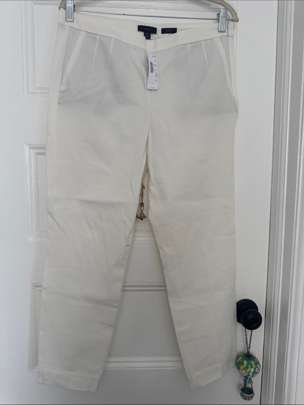 J. Crew Women's Cream Chinos